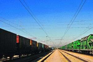 Estación de vagones de mercancias. Valencia.