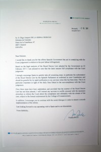 06-03-2017 Bulc exige a España por escrito que se convalide el real decreto de forma inmediata